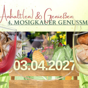 Titelbild der 4. Genussmesse in Mosigkau