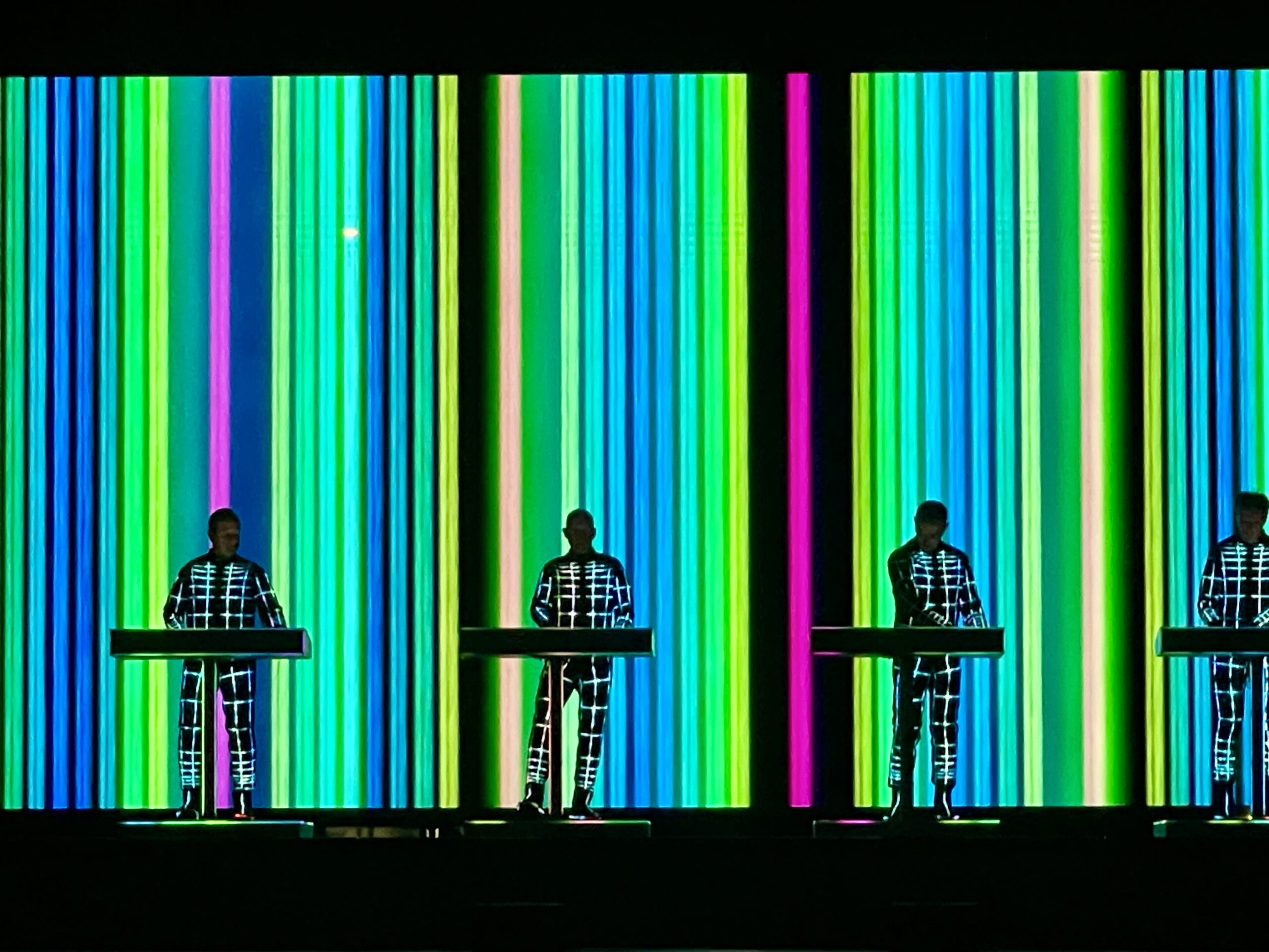 Kraftwerk Pressebild eines Auftritts