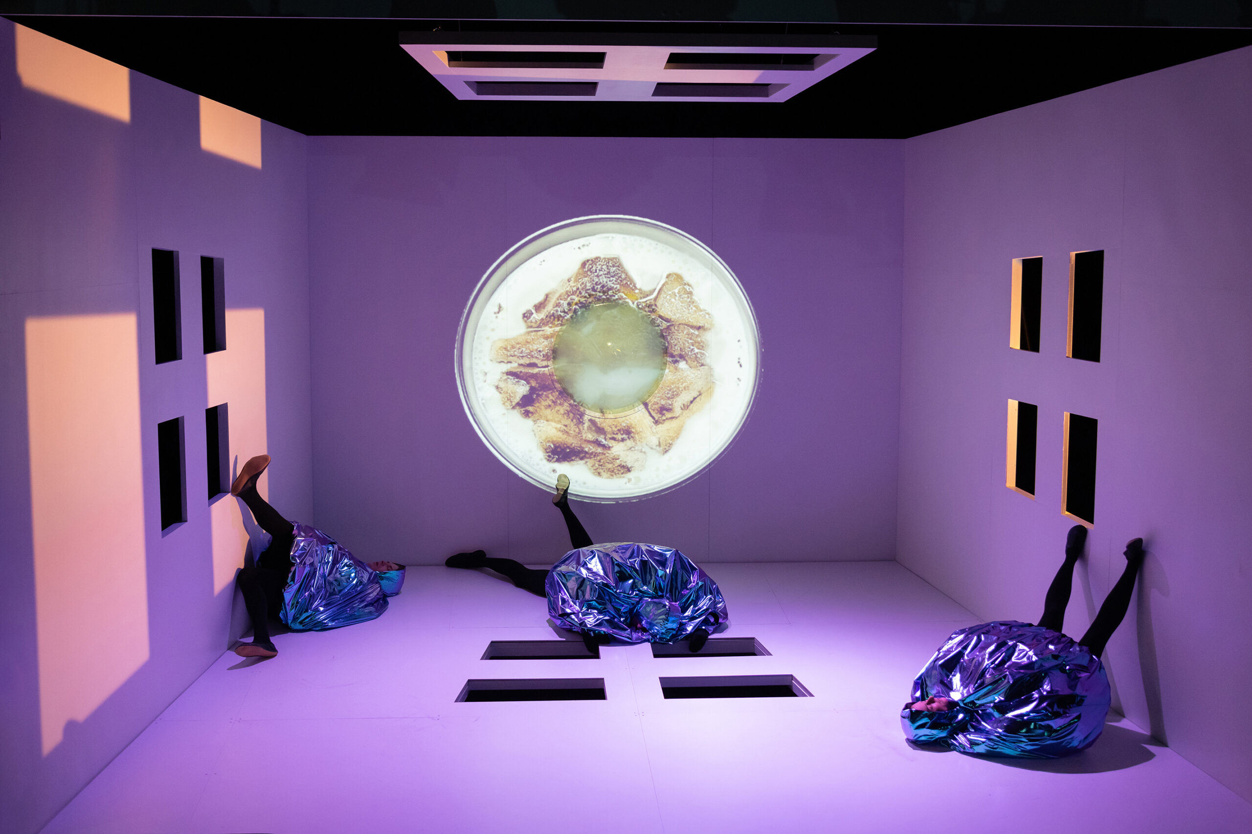 Die Verwandlung als Schauspiel im Studio des Kleinen Hauses in Dessau