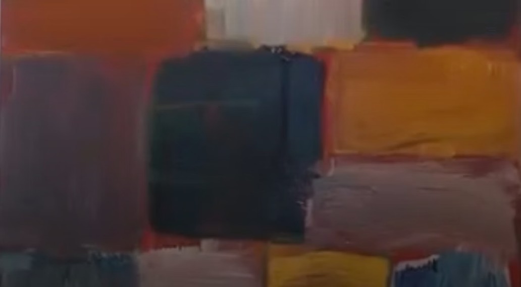 Bild aus der neuen Ausstellung "Melancholie der Farbräume" in der Kunsthalle Dessau