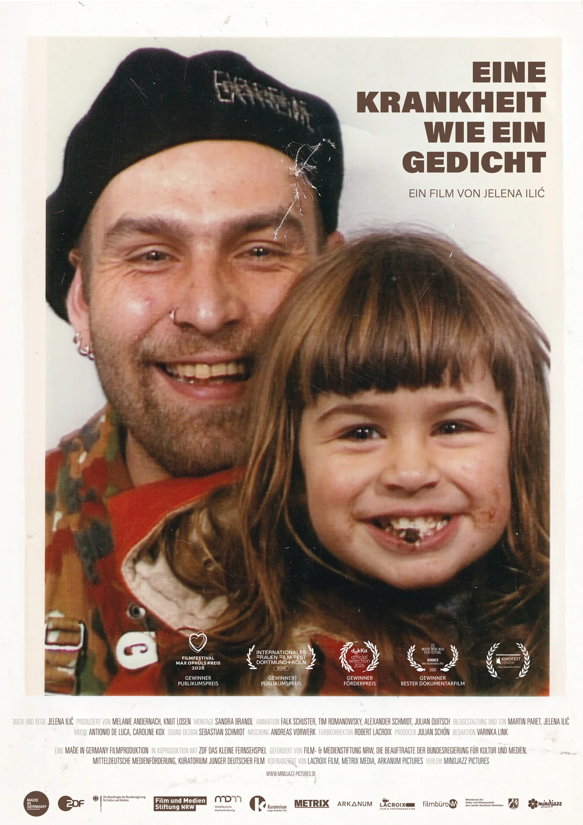 Plakat zum Film "Eine Krankheit wie ein Gedicht"