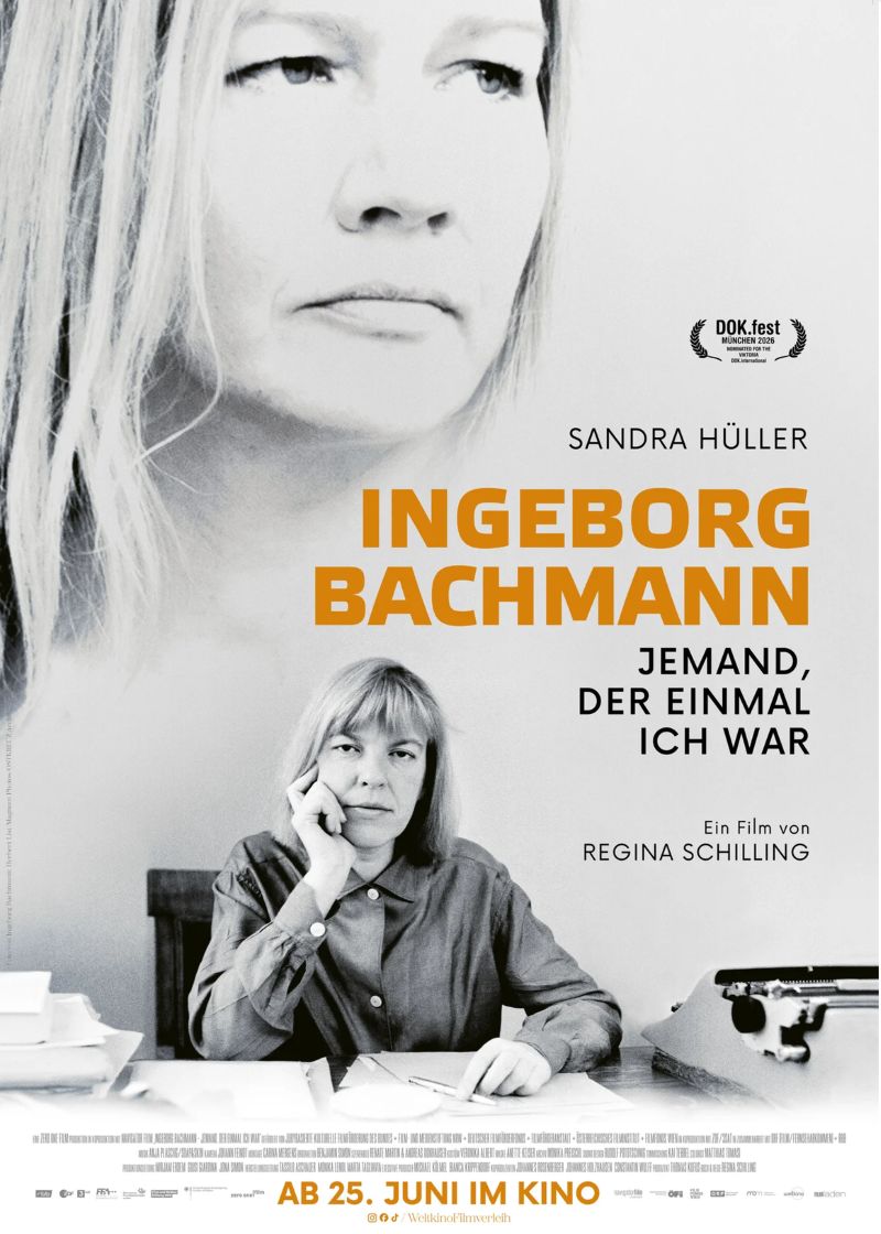 Filmplakat zum Spielfilm "Ingeborg Bachmann - jemand, der einmal ich war"
