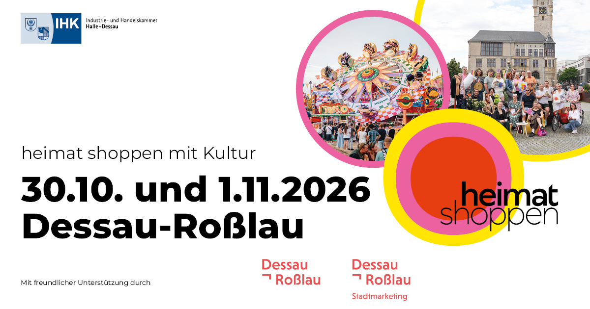 Heimatshoppen 2026 in Dessau-Roßlau