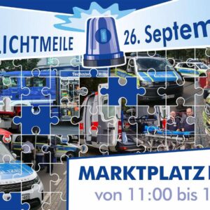 Blaulichtmeile auf dem Dessauer Marktplatz 2026