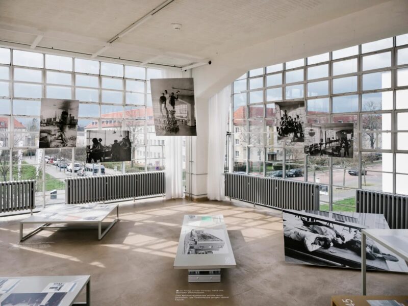 Ausstellung Die Glasfassade am Bauhaus, Foto Stiftung Bauhaus Dessau