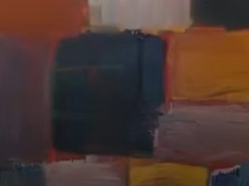 Bild aus der neuen Ausstellung "Melancholie der Farbräume" in der Kunsthalle Dessau