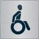 Piktogram zur Barrierefreiheit für Rollstuhlfahrer