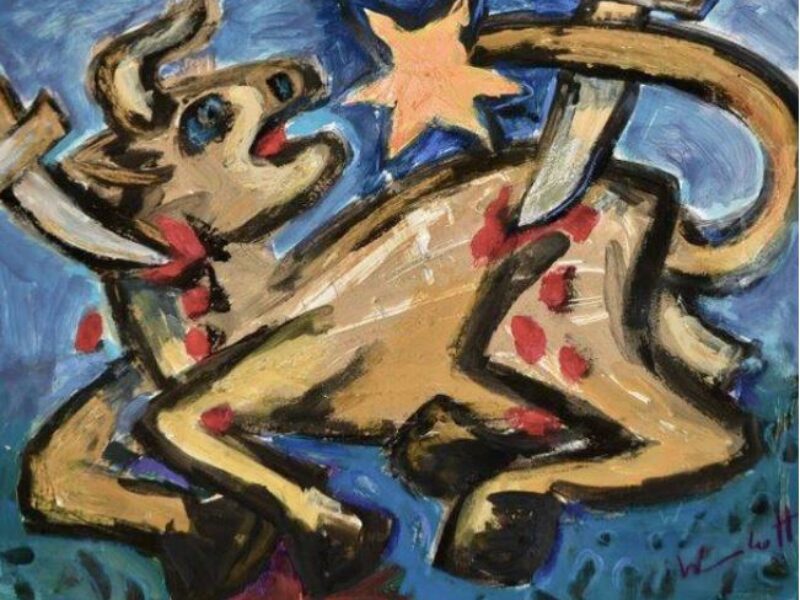 Ullrich Wannhoff - Der malerische Zyklus Gilgamesch, Ausstellung in der Kunsthalle Dessau